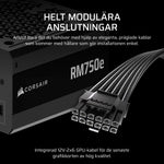 Stromquelle Corsair CP-9020295-EU ATX 750 W 80 Plus Gold