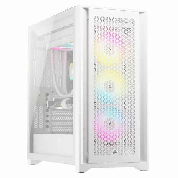 ATX Semi-Tower Gehäuse Corsair 5000D RGB Weiß Bunt