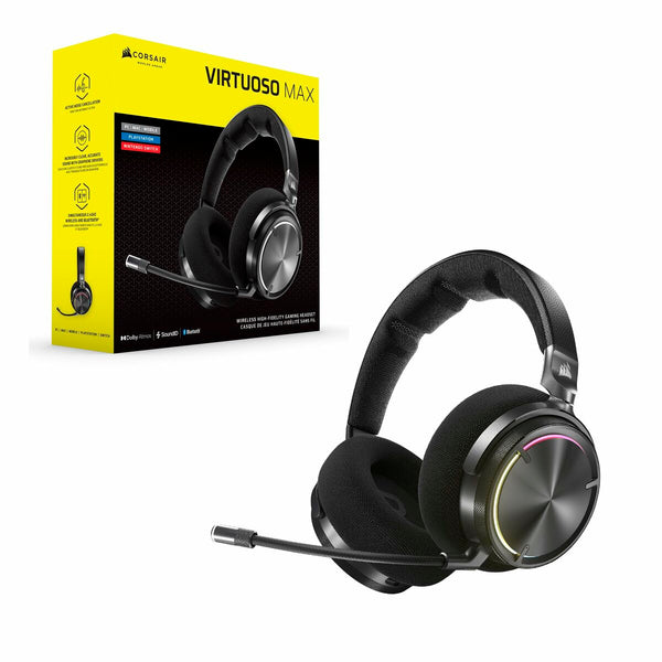 Gaming Headset mit Mikrofon Corsair VIRTUOSO MAX Schwarz