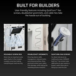 ATX Semi-Tower Gehäuse Corsair CC-9011299-WW Weiß Bunt