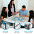 Table Klapptisch Lifetime Weiß karriert Stahl Kunststoff 94 x 94 x 74 cm