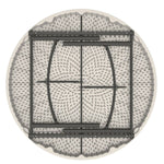 Beistelltisch Lifetime Creme 152 x 74 x 152 cm Stahl Kunststoff