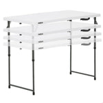 Table Klapptisch Lifetime Weiß 122 x 91,5 x 61 cm Stahl HDPE