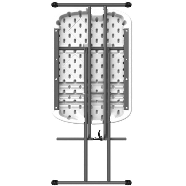 Picknick-Tisch Lifetime Weiß Stahl HDPE 66 x 71 x 46 cm