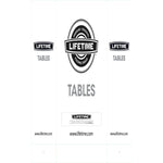 Table Klapptisch Lifetime 182 x 73,5 x 76 cm Stahl Kunststoff
