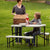Tisch-Set mit Stühlen Lifetime Creme 106 x 61 x 74 cm