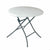 Table Klapptisch Lifetime Weiß kreisförmig Stahl Kunststoff 83 x 73,5 cm