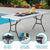 Table Klapptisch Lifetime Weiß rechteckig Stahl Kunststoff 185 x 76 x 74 cm