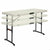 Table Klapptisch Lifetime Lifetime 122 x 86 x 61 cm Creme Stahl Kunststoff