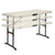 Table Klapptisch Lifetime Creme 122 x 86 x 61 cm Stahl Kunststoff