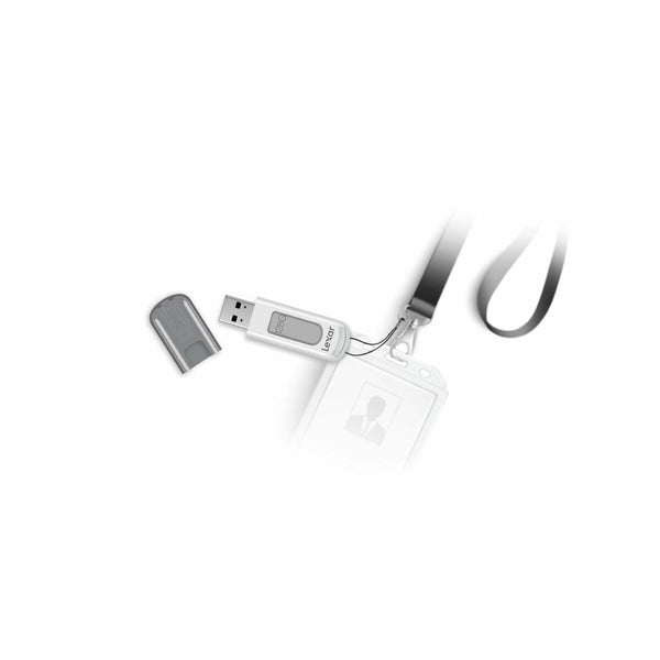 USB Pendrive Lexar JumpDrive V100 Weiß Grau 64 GB