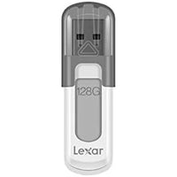 USB Pendrive Lexar JumpDrive V100 Weiß Weiß/Grau 128 GB