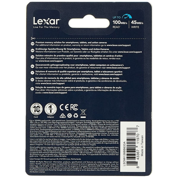 USB Pendrive Lexar 633x Schwarz/Blau 128 GB