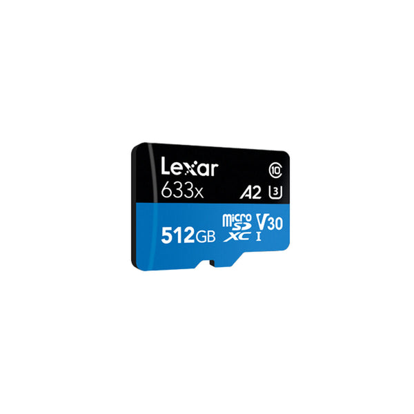 Mikro SD Speicherkarte mit Adapter Lexar 633x 512 GB