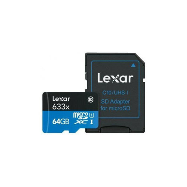 Micro SD-Karte Lexar HIGH-PERFORMANCE 633X 64 GB