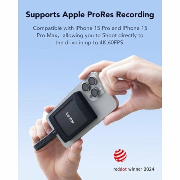 Externe Festplatte Lexar LSL500M001T-RNBNG Schwarz 1 TB