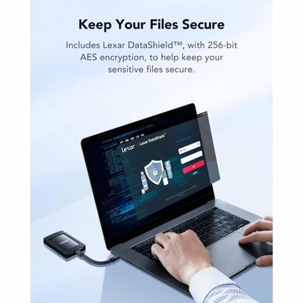 Externe Festplatte Lexar LSL500M001T-RNBNG Schwarz 1 TB