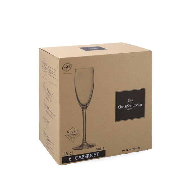 Gläsersatz Chef&Sommelier Cabernet Tulip Eco Durchsichtig Glas 160 ml (6 Stück)