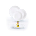 Geschirr Luminarc Feston Weiß Glas 18 Stücke