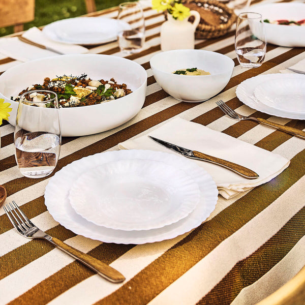 Geschirr Luminarc Feston Weiß Glas 18 Stücke