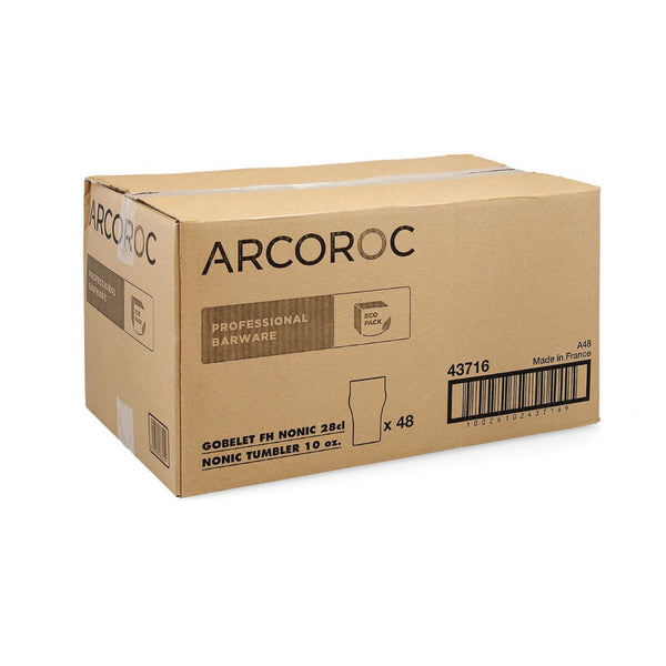 Bierglas Arcoroc Nonic Durchsichtig Glas 280 ml (24 Stück)