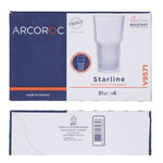 Trinkglas Arcoroc Starline Durchsichtig Glas 310 ml (6 Stück)