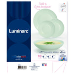 Geschirr Luminarc Apy Paradise Verde grün Glas 18 Stücke