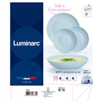 Geschirr Luminarc Apy Paradise Azul Blau Glas 18 Stücke