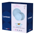Geschirr Luminarc Apy Paradise Azul Blau Glas 18 Stücke