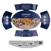 Ofenschüssel Luminarc Smart Cuisine Weiß Glas 34 x 25 cm