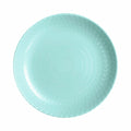 Flad plade Luminarc Pampille türkis Glas (Ø 25 cm)