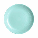 Flad plade Luminarc Pampille türkis Glas (Ø 25 cm)