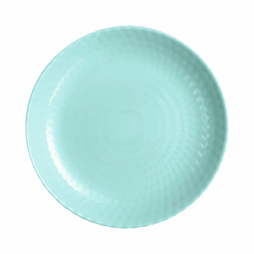 Flad plade Luminarc Pampille türkis Glas (Ø 25 cm)