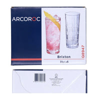 Gläserset Arcoroc Brixton Durchsichtig Glas 310 ml (6 Stück)