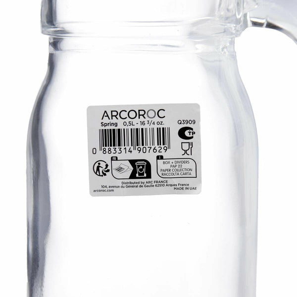 Kanne Arcoroc Spring Durchsichtig Glas 500 ml