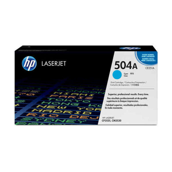 Toner HP CE251A Gelb Schwarz Türkis (1 Stück)