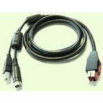 USB-Kabel HP Cable en Y con alim. USB Schwarz