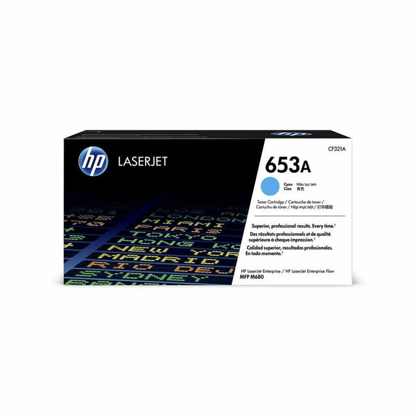 Toner HP Cartucho de tóner original LaserJet HP 653A cian Türkis