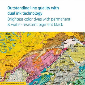 Original Tintenpatrone HP CZ136A Gelb