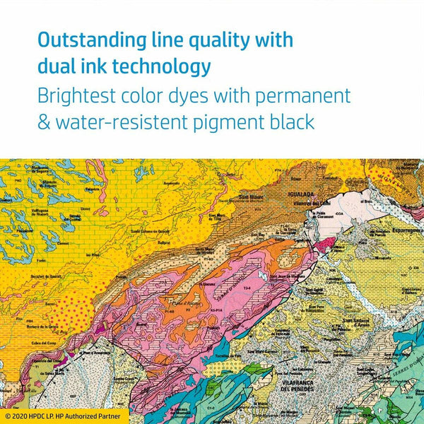 Original Tintenpatrone HP CZ136A Gelb