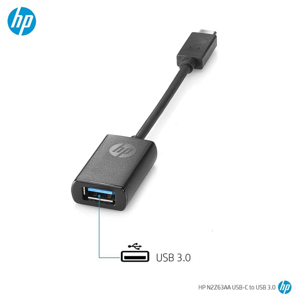 USB Adapter HP N2Z63AA 10 cm Schwarz