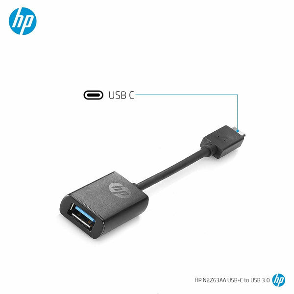 USB Adapter HP N2Z63AA 10 cm Schwarz