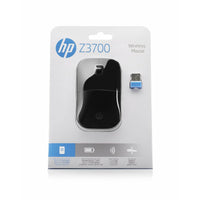 Schnurlose Mouse HP Z3700 Schwarz Schwarzweiß