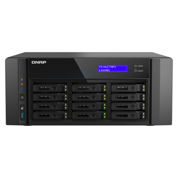 NAS-Netzwerk-Speicher Qnap TS-H1277AFX-R7-32G Schwarz