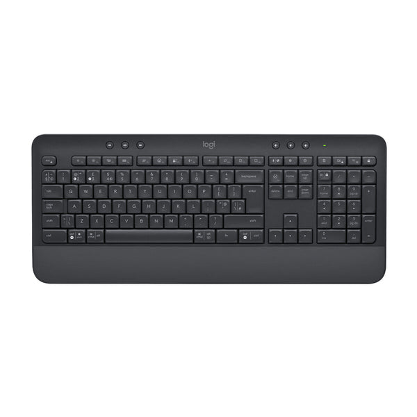 Tastatur mit Drahtloser Maus Logitech MK650 Graphit Englisch QWERTY
