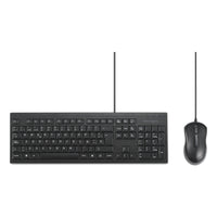 Tastatur mit Maus Kensington KM100 Schwarz Spanisch QWERTY