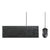 Tastatur mit Maus Kensington KM100 Schwarz Spanisch QWERTY