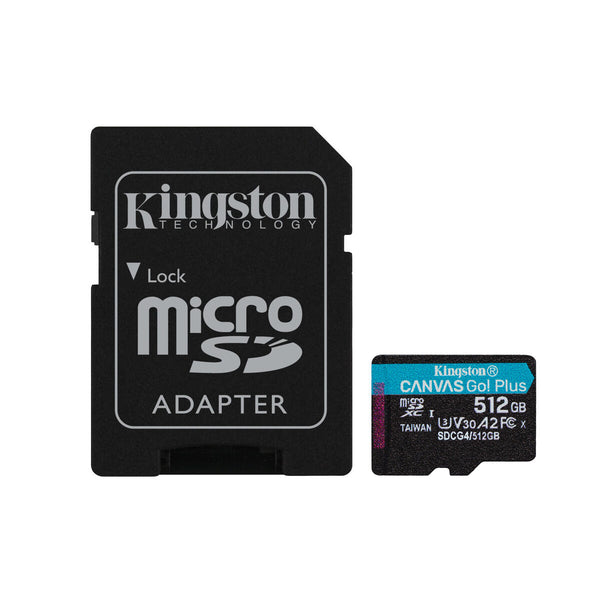 Mikro SD Speicherkarte mit Adapter Kingston SDCG4/512GB 512 GB