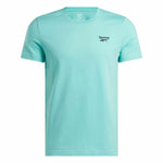 Herren Kurzarm-T-Shirt Reebok Identity Smal Blau Himmelsblau