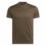 Herren Kurzarm-T-Shirt Reebok Id Train Ss Tech Tee Braun Hellbraun